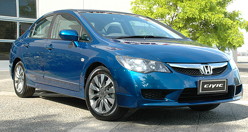 Honda Civic sedan range