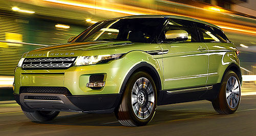 Land Rover Range Rover Evoque range